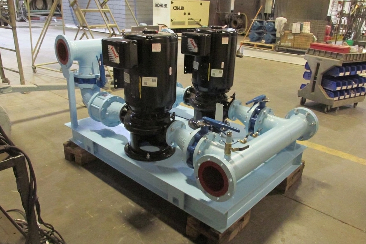 Wilkes County NC water booster — alternate view