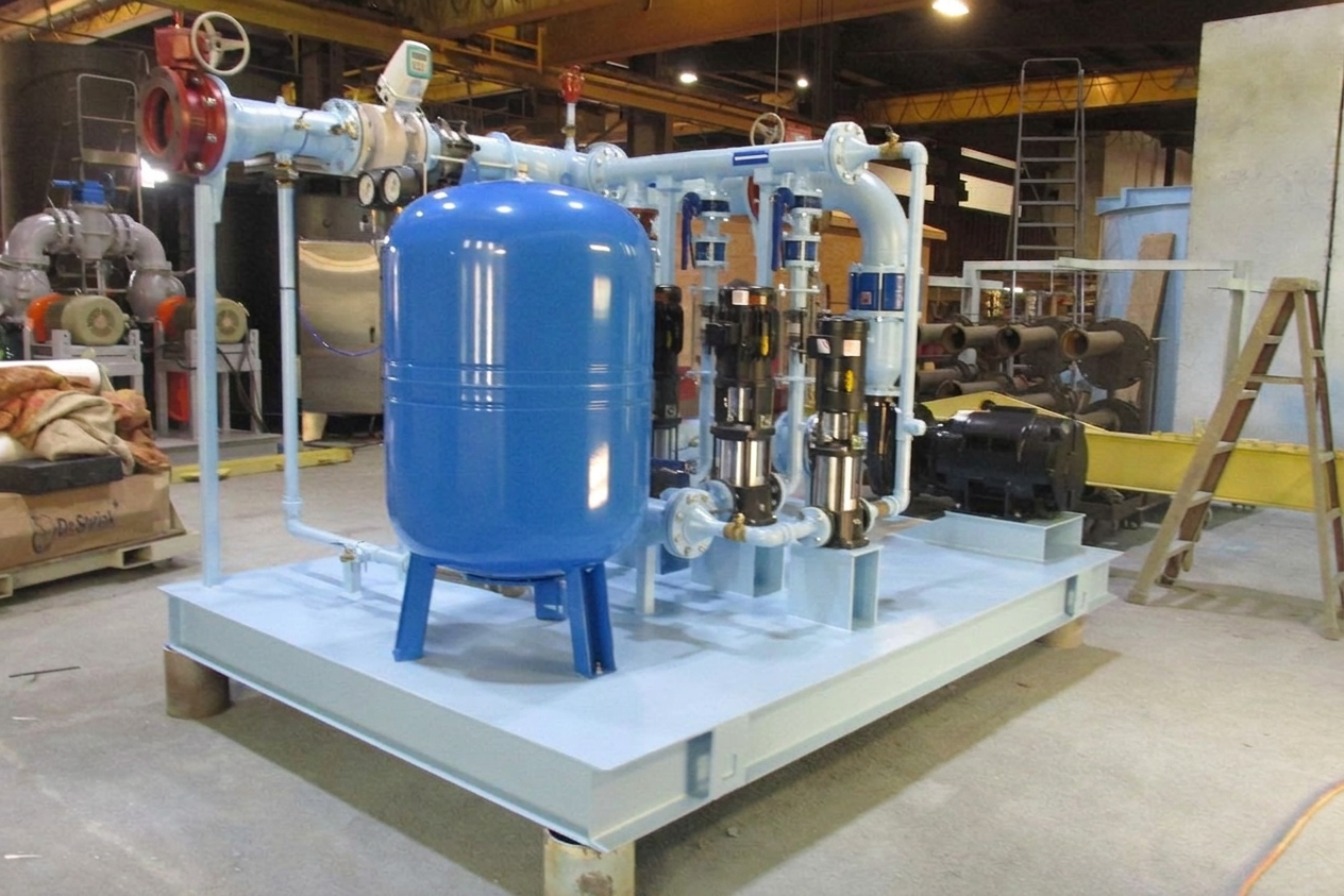 Ft. Madison, IA skid mounted water booster