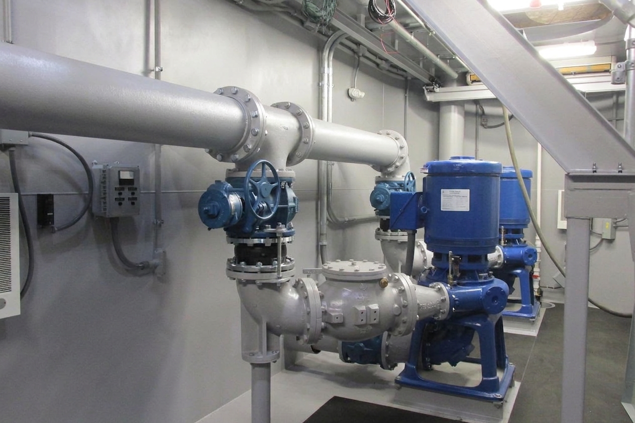 Ft. Riley KS flooded suction valves