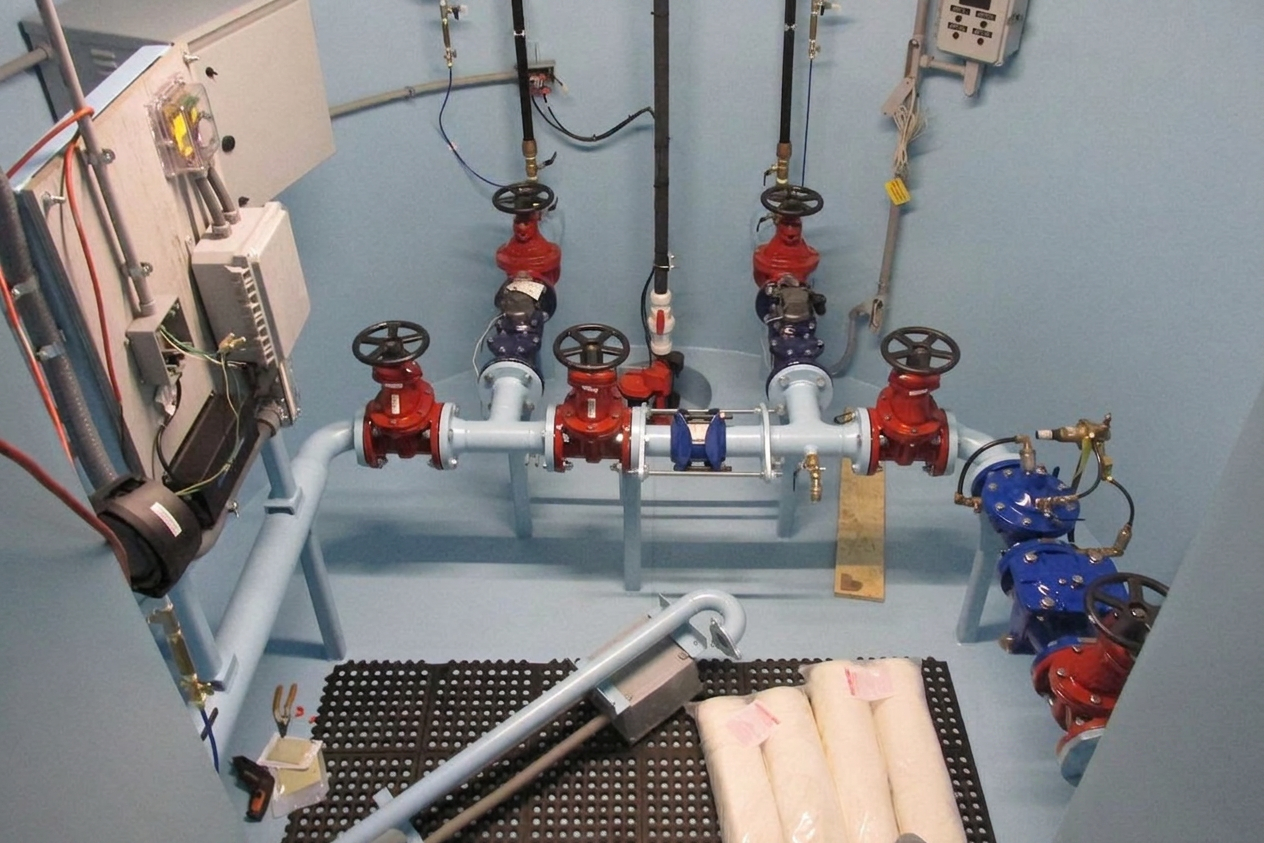 Walsh Rural Water ND PRV vault