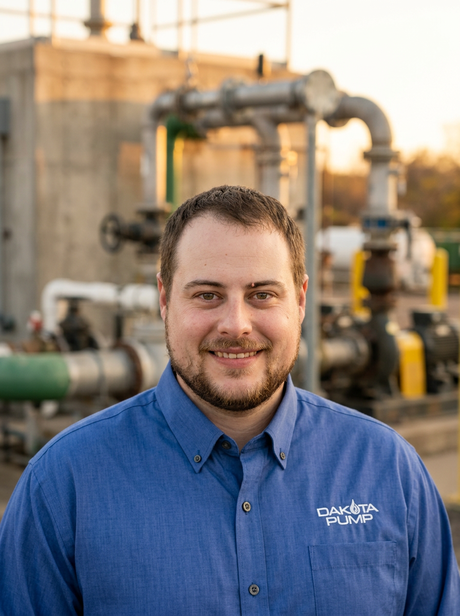 Andrew Chenoweth, Sales Engineer at Dakota Pump, Mitchell SD packaged water and wastewater pump systems